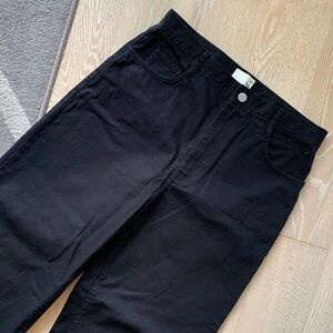 Wilfred Ashika Utility Wide-Leg Pant Cotton 26" Black Sz8